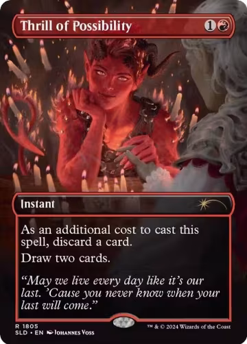 Thrill of Possibility (1805) (1805), Secret Lair Drop Series — Magic card price