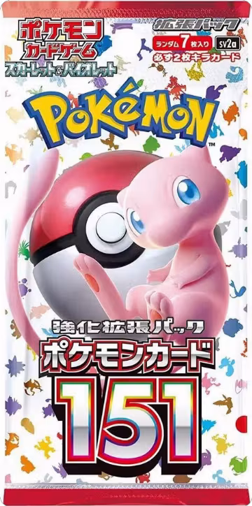 Pokemon Card 151 Booster Pack, Pokemon Card 151 — Pokémon JP sealed product price