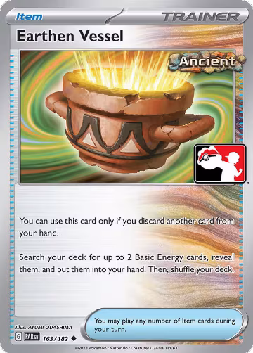 Earthen Vessel - 163/182 (163/182), Prize Pack Series Cards — Pokémon card price
