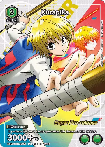Kurapika (Super Pre-Release Event Participation) (UE02ST/HTR-1-072) — card price