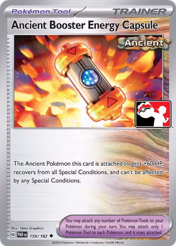 Ancient Booster Energy Capsule - 159/182 (159/182), Prize Pack Series Cards — Pokémon card price
