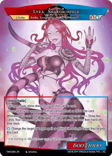 Lyka, Snakemorphed (TSR-082 JR), The Battle at the Sacred Ruins — Force of Will card price