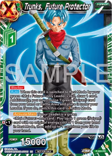 Trunks, Future Protector (P-424), Promotion Cards — DB Super card price