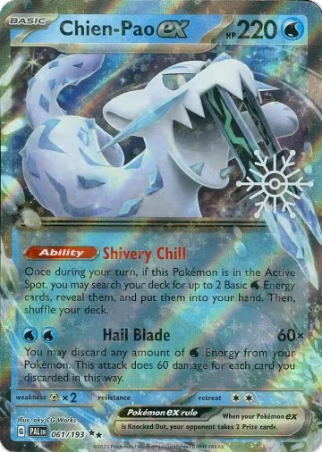 Chien-Pao ex - 061/193 (Holiday Calendar) (061/193), Miscellaneous Cards & Products — Pokémon card price