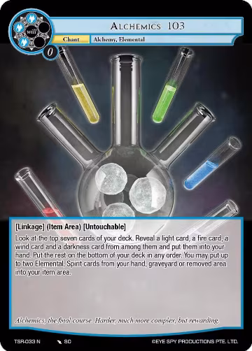 Alchemics 103 (TSR-033 N), The Battle at the Sacred Ruins — Force of Will card price