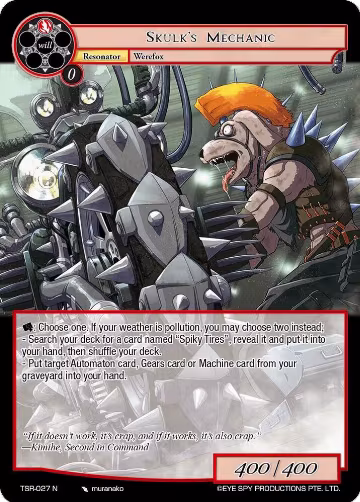 Skulk's Mechanic (TSR-027 N), The Battle at the Sacred Ruins — Force of Will card price