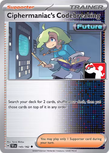 Ciphermaniac's Codebreaking - 145/162 (145/162), Prize Pack Series Cards — Pokémon card price