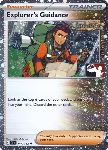 Explorer's Guidance - 147/162 (Cosmos Holo) (147/162), Prize Pack Series Cards — Pokémon card price