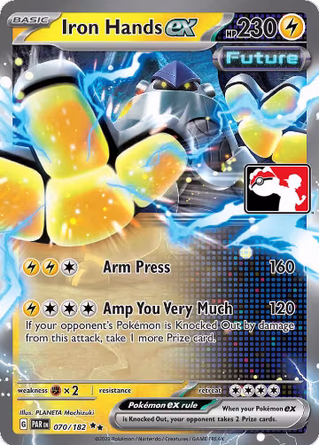 Iron Hands ex - 070/182 (070/182), Prize Pack Series Cards — Pokémon card price