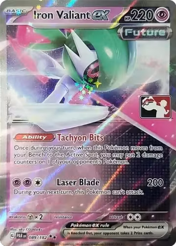 Iron Valiant ex - 089/182 (089/182), Prize Pack Series Cards — Pokémon card price