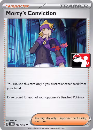 Morty's Conviction - 155/162 (155/162), Prize Pack Series Cards — Pokémon card price
