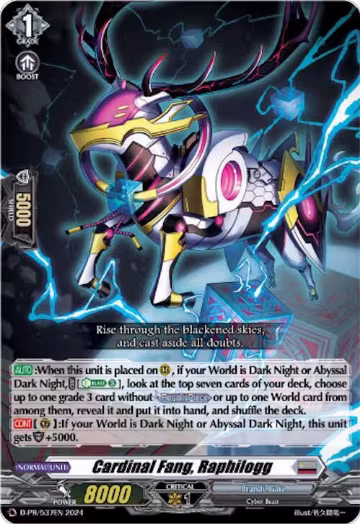 Cardinal Fang, Raphilogg (D-PR/EXP537EN), D Promo Cards — Vanguard card price