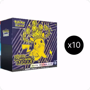 Surging Sparks Elite Trainer Box Case, Surging Sparks — Pokémon sealed product price