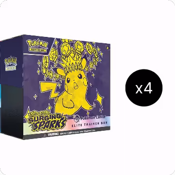 Surging Sparks Pokemon Center Elite Trainer Box (Exclusive) Case, Surging Sparks — Pokémon sealed product price