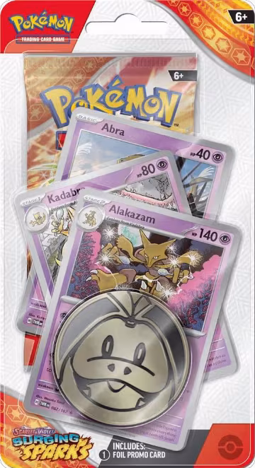 Surging Sparks Premium Checklane Blister [Alakazam], Surging Sparks — Pokémon sealed product price