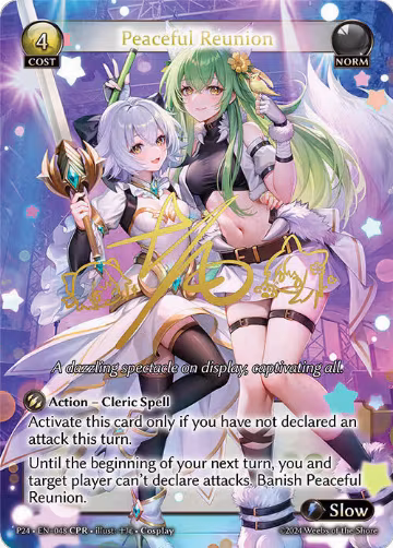Peaceful Reunion (CPR) (048), Promotional Cards — Grand Archive card price