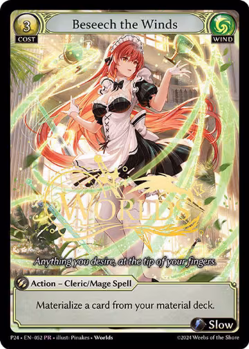 Beseech the Winds (052), Promotional Cards — Grand Archive card price