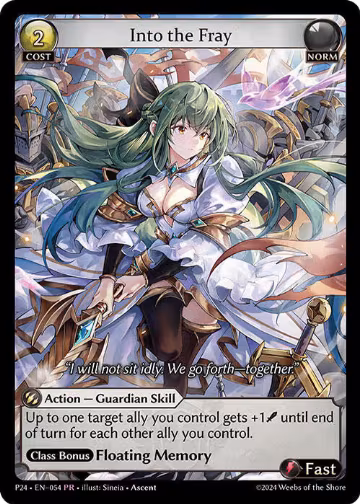 Into the Fray (054), Promotional Cards — Grand Archive card price