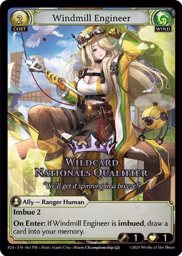 Windmill Engineer (061), Promotional Cards — Grand Archive card price