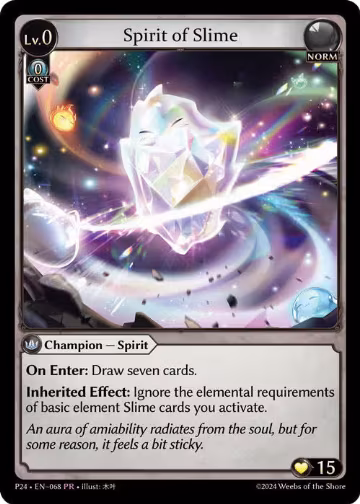 Spirit of Slime (068), Promotional Cards — Grand Archive card price