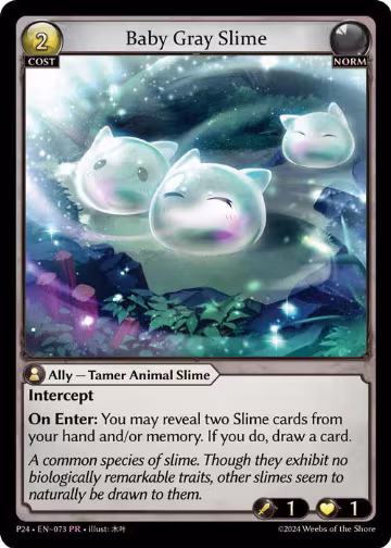 Baby Gray Slime (073), Promotional Cards — Grand Archive card price