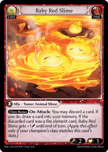 Baby Red Slime (076), Promotional Cards — Grand Archive card price