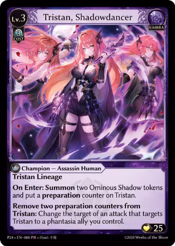 Tristan, Shadowdancer (088), Promotional Cards — Grand Archive card price