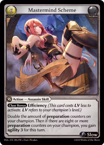 Mastermind Scheme (096), Promotional Cards — Grand Archive card price