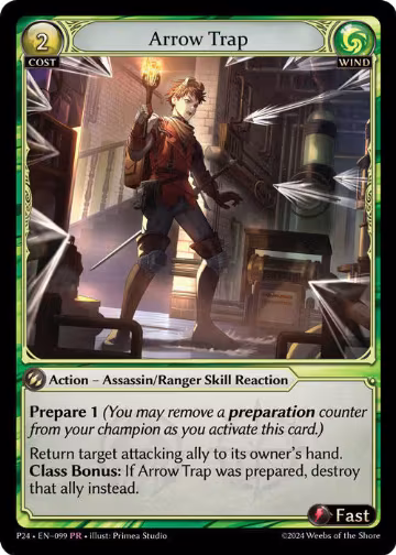 Arrow Trap (099), Promotional Cards — Grand Archive card price