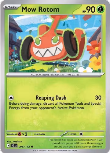 Mow Rotom (008/142), Stellar Crown — Pokémon card price