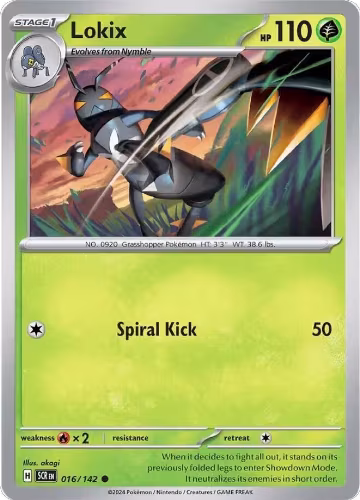 Lokix (016/142), Stellar Crown — Pokémon card price