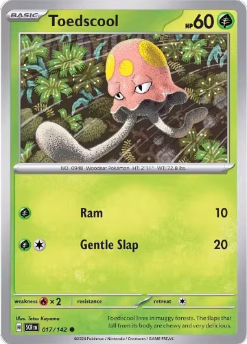 Toedscool (017/142), Stellar Crown — Pokémon card price