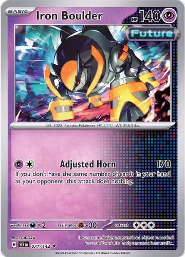 Iron Boulder (071/142), Stellar Crown — Pokémon card price