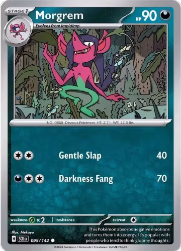 Morgrem (095/142), Stellar Crown — Pokémon card price