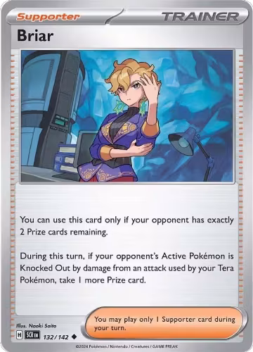 Briar - 132/142 (132/142), Stellar Crown — Pokémon card price