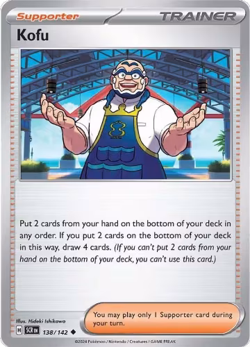 Kofu - 138/142 (138/142), Stellar Crown — Pokémon card price