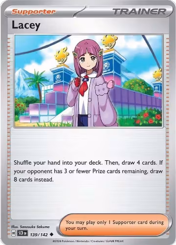 Lacey - 139/142 (139/142), Stellar Crown — Pokémon card price