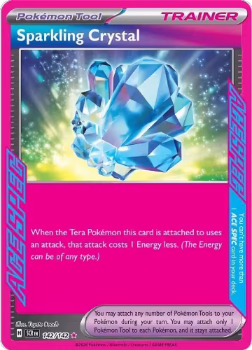 Sparkling Crystal (142/142), Stellar Crown — Pokémon card price