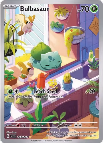 Bulbasaur (143/142), Stellar Crown — Pokémon card price
