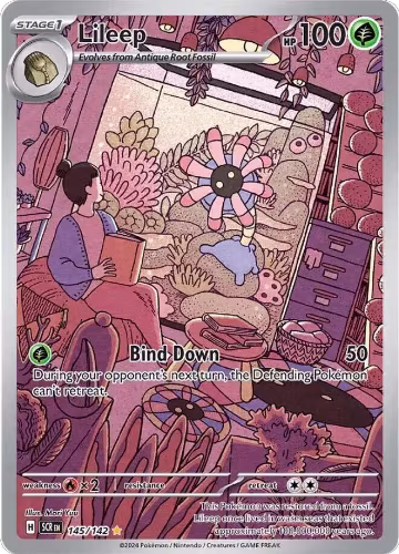 Lileep - 145/142 (145/142), Stellar Crown — Pokémon card price