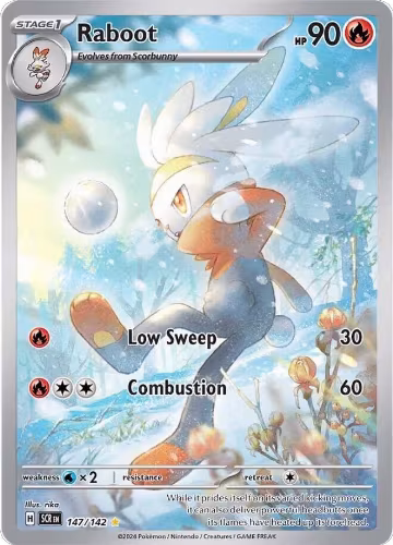 Raboot - 147/142 (147/142), Stellar Crown — Pokémon card price