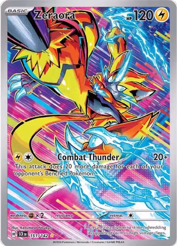 Zeraora - 151/142 (151/142), Stellar Crown — Pokémon card price