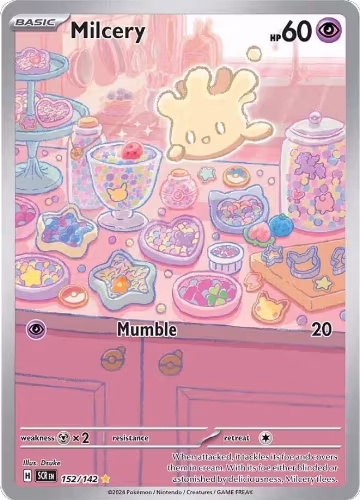 Milcery - 152/142 (152/142), Stellar Crown — Pokémon card price