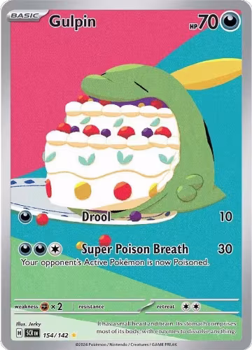 Gulpin - 154/142 (154/142), Stellar Crown — Pokémon card price