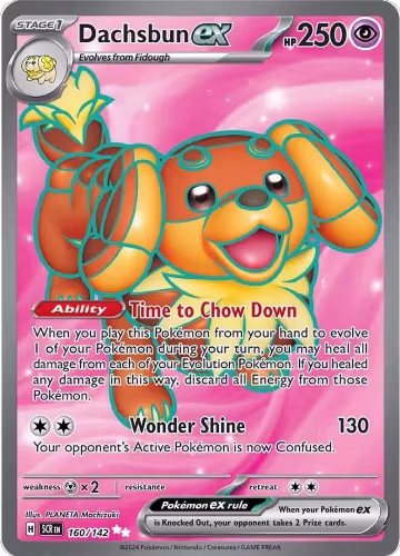 Dachsbun ex - 160/142 (160/142), Stellar Crown — Pokémon card price