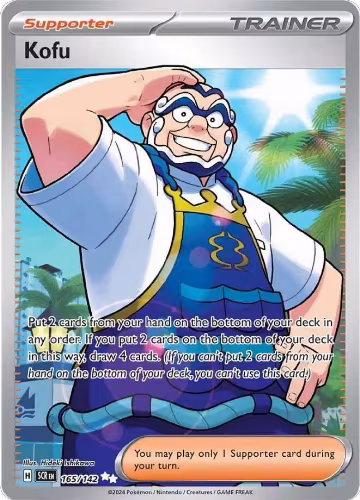 Kofu - 165/142 (165/142), Stellar Crown — Pokémon card price