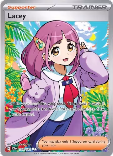 Lacey - 166/142 (166/142), Stellar Crown — Pokémon card price