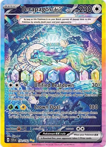 Terapagos ex - 170/142 (170/142), Stellar Crown — Pokémon card price