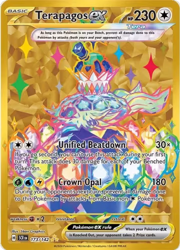 Terapagos ex - 173/142 (173/142), Stellar Crown — Pokémon card price