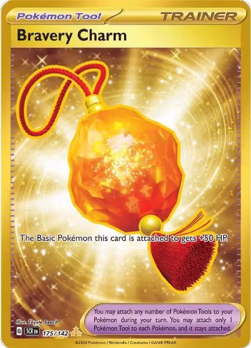 Bravery Charm (175/142), Stellar Crown — Pokémon card price